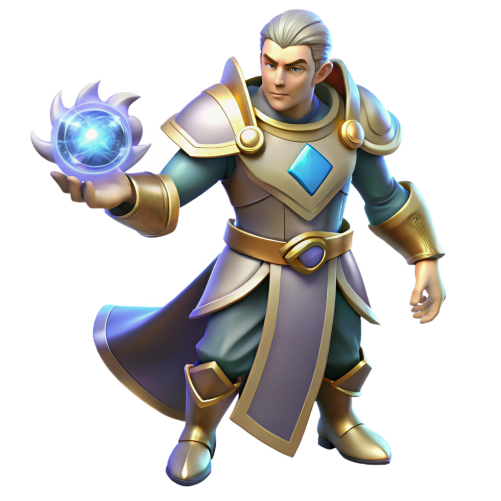 Fantasy Mage Orb of Power, Majestic Armor, and Epic Spells png