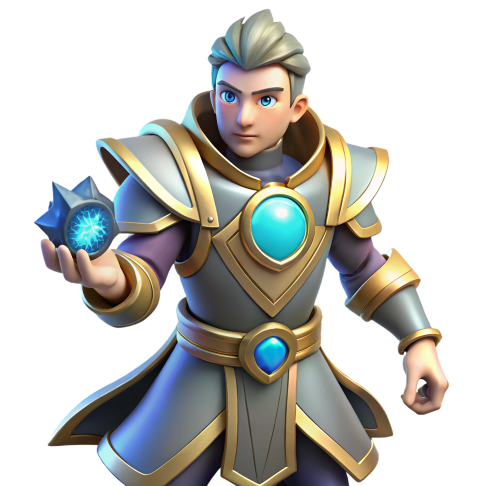 Young Mage Fantasy Realm, Energy Orb, Magical Armor, Power, Adventure, Mystic, Spellcasting, Hero, Fantasy Game, Adventure Game png