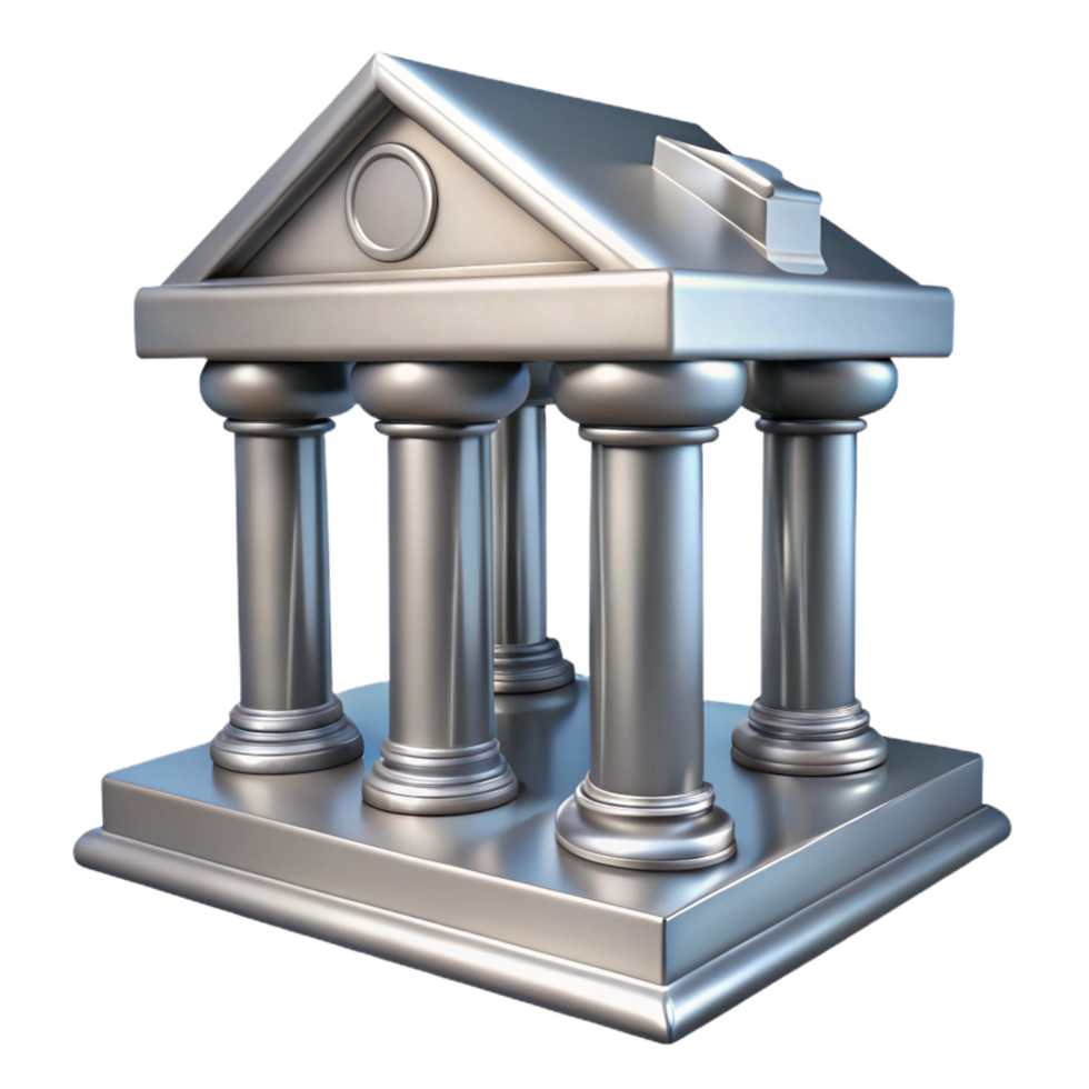 Classic Architecture Columns A 3D Model of a Greco-Roman Temple png