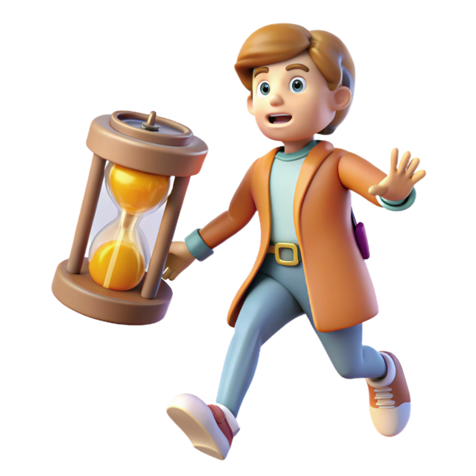 Running Out of Time 3D Animation png