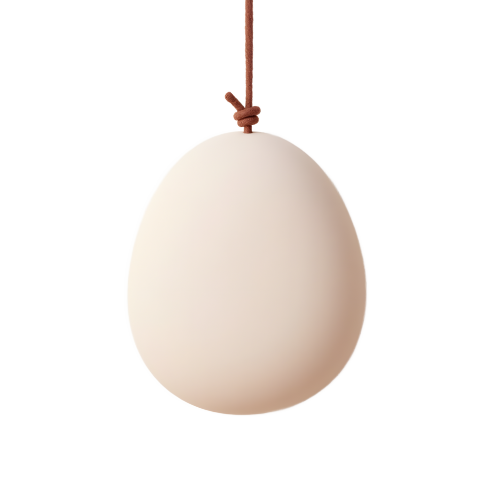 Simple Hanging Egg Minimalist Design Easter Decor png