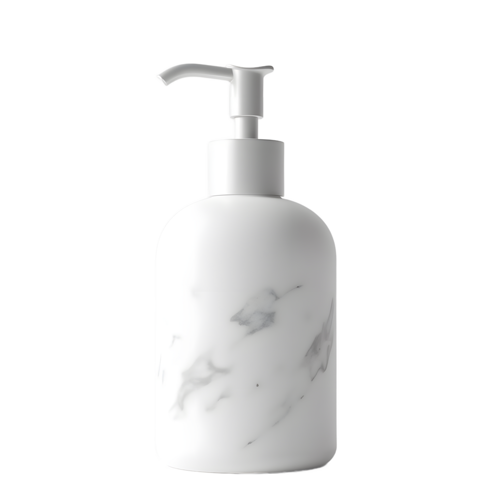 Elegant Marble Soap Dispenser Pump Bottle png