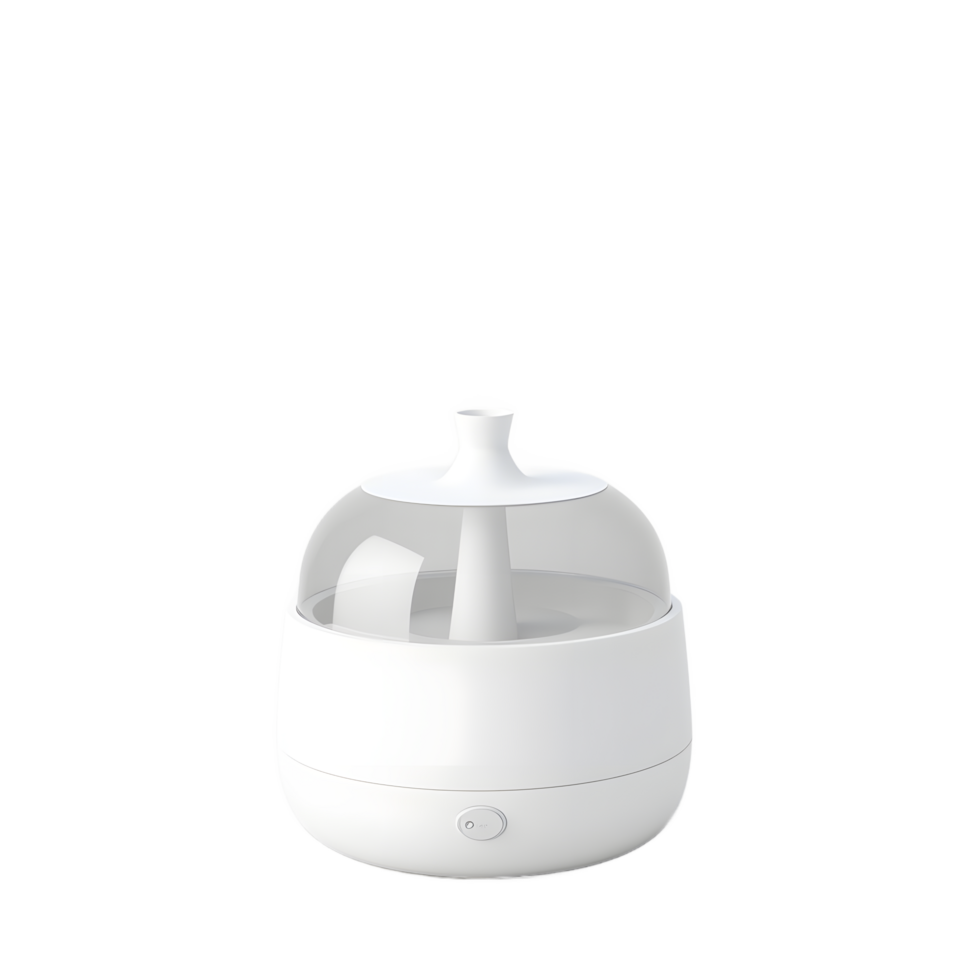 Modern White Ultrasonic Diffuser Humidifier for Home png