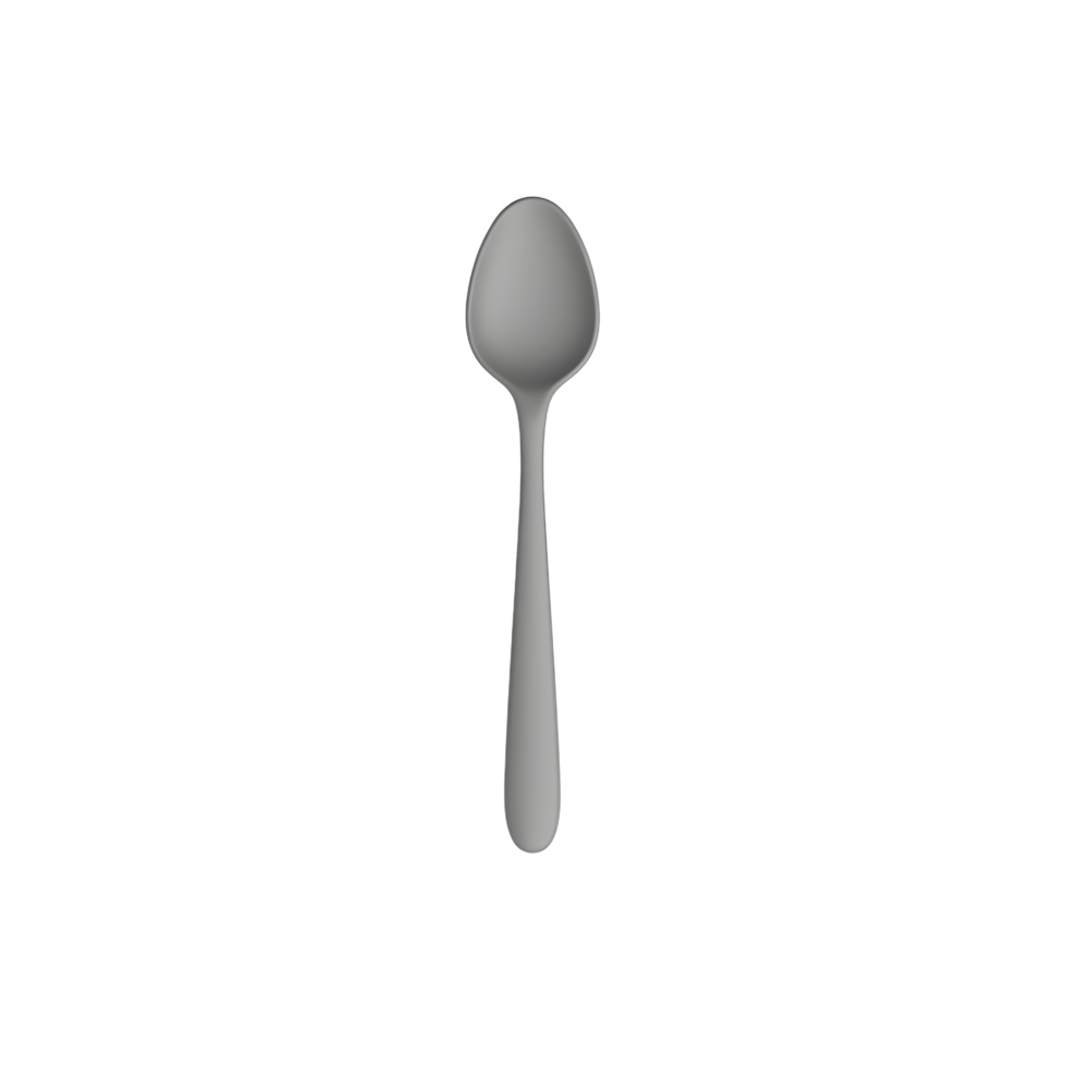 Gray Silicone Spoon Kitchen Utensil for Cooking png
