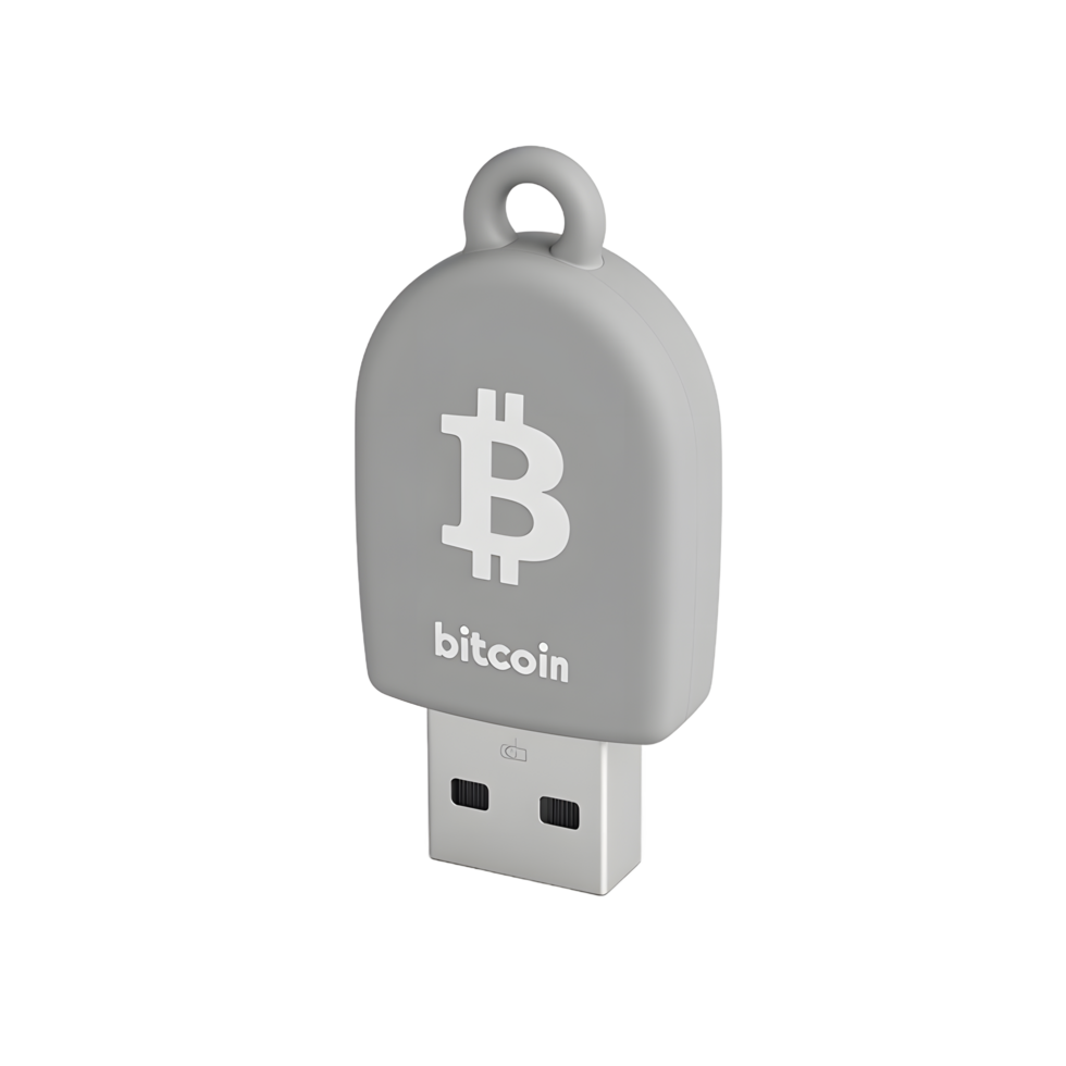 Secure Bitcoin USB Drive Hardware Wallet for Crypto Storage png