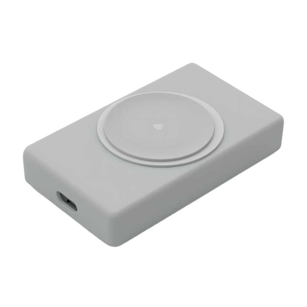 Compact Wireless Charger Minimalist Design Modern Device png