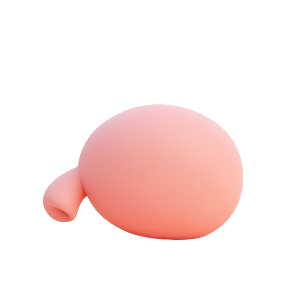 Pink 3D Abstract Ball Shape Render Minimalist Design png