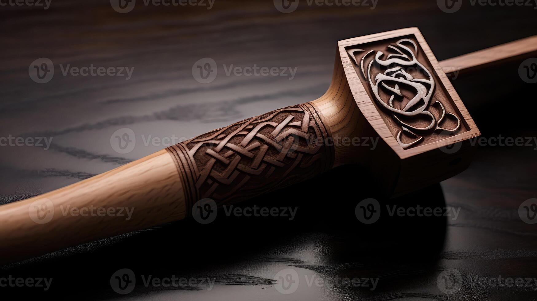 carved wood brand photo