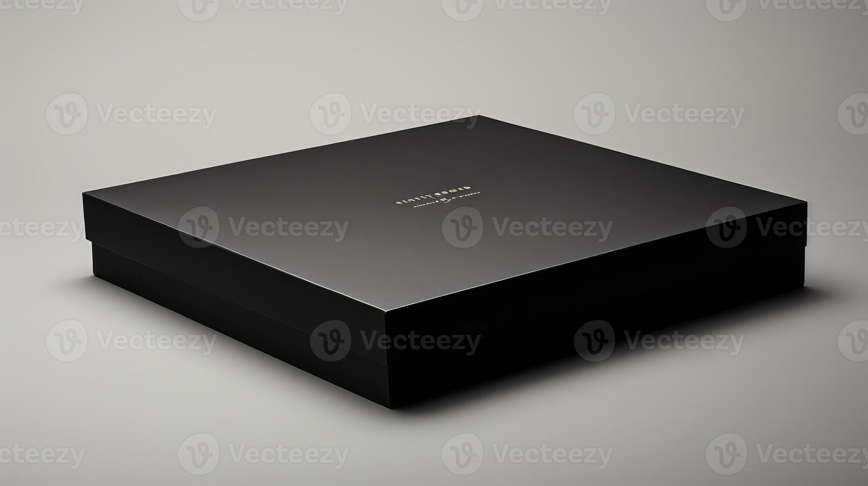 sophisticated black box packaging photo