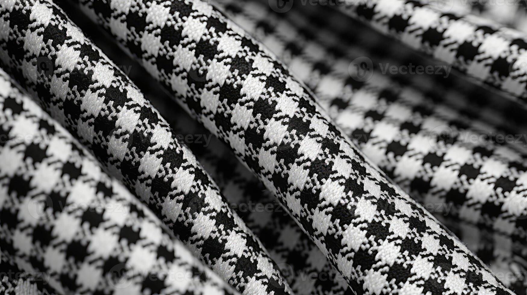 black houndstooth texture photo