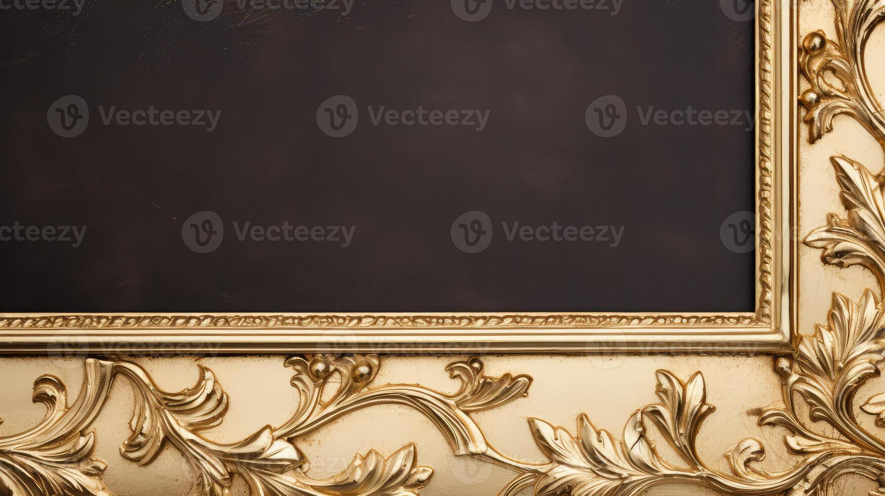 vintage gold filigree border photo
