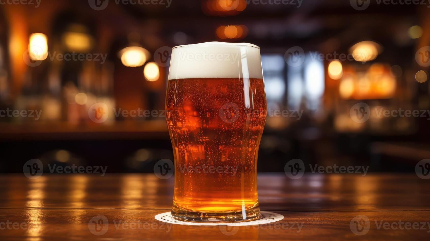 condensation pint of beer photo