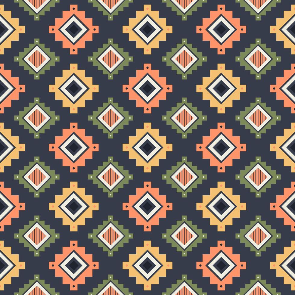 Tribal striped seamless pattern. Aztec geometric background. Can be used in textile design, web design for making of clothes, accessories, decorative paper, wrapping, envelope vector