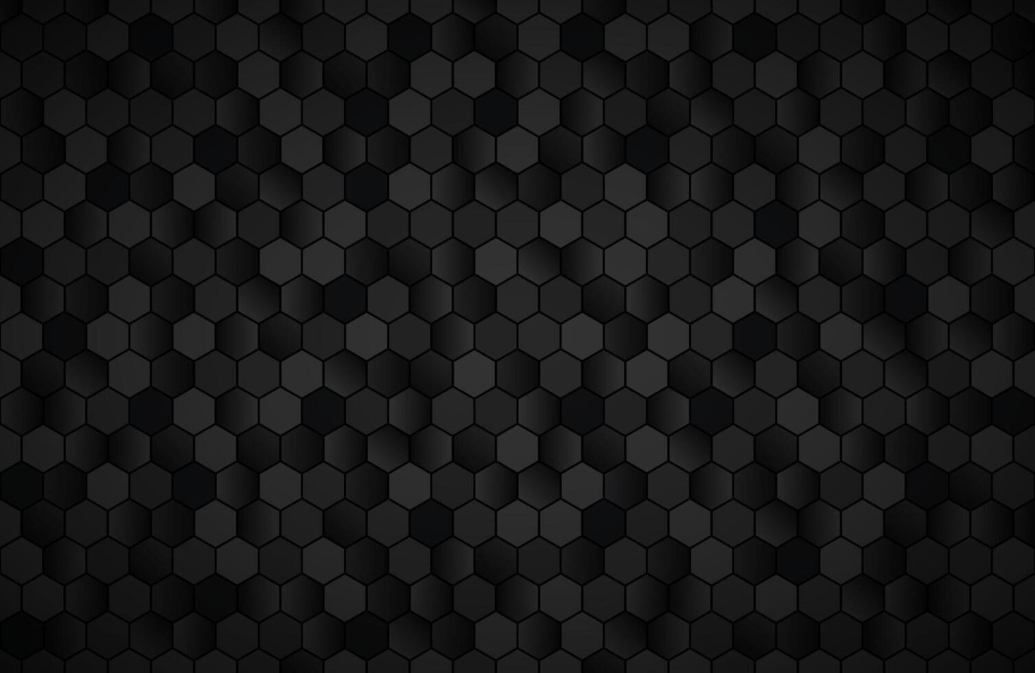Geometric polygons background. Abstract black metallic wallpaper vector