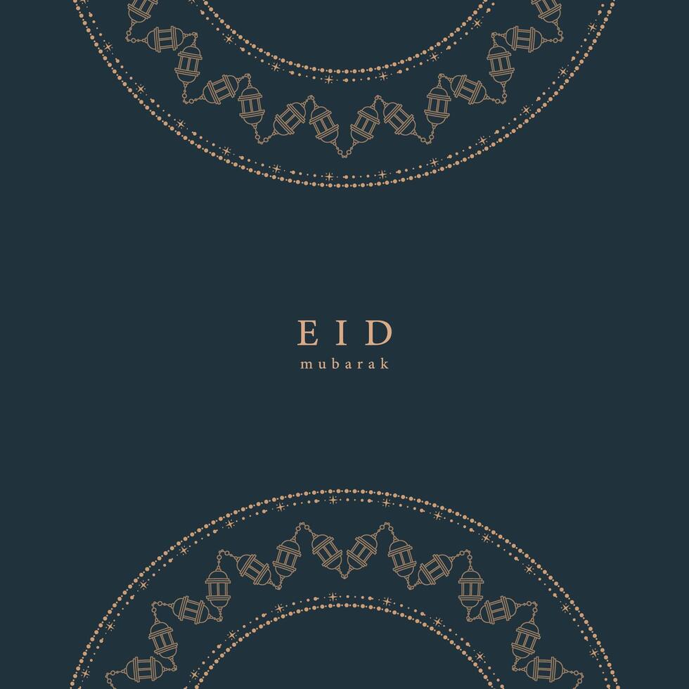 Elegant Ramadan Kareem Background with Islamic Lantern Ornament vector