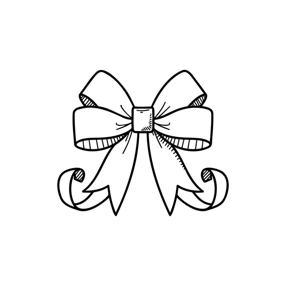 Ribbon illustrations formed into creative and modern creations vector