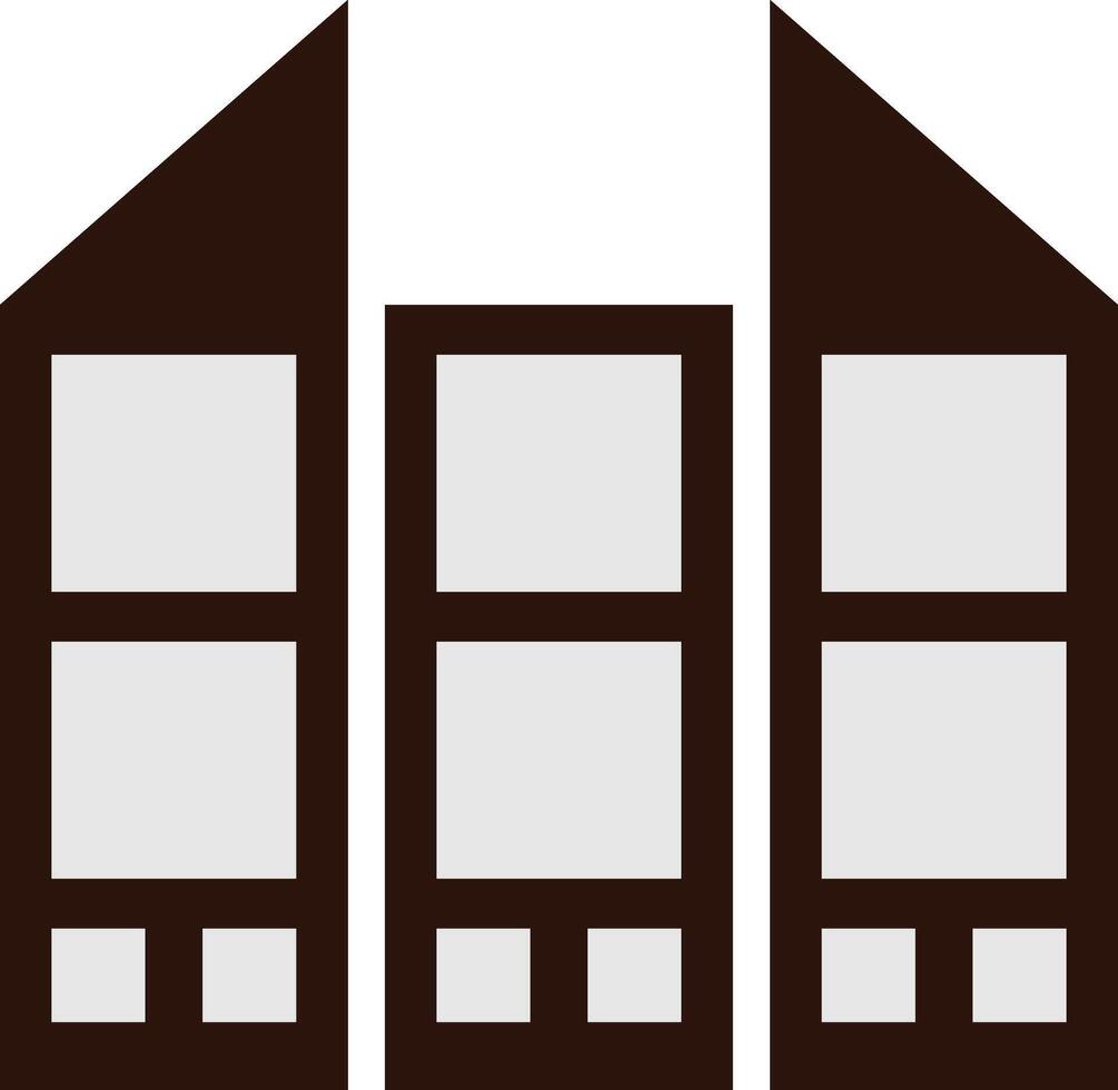 Building Icon set illustration simple vector