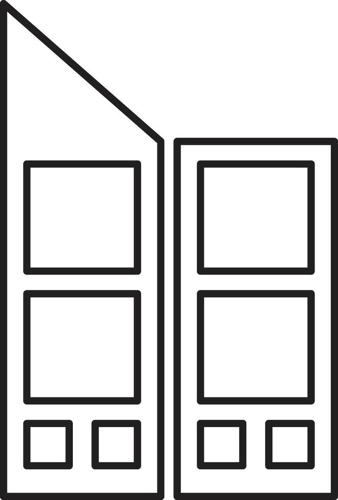 Buildings Icon Set vector