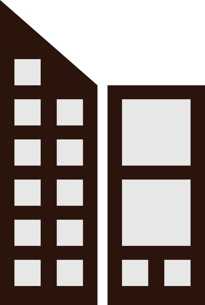 Icon of Open Double Doors vector