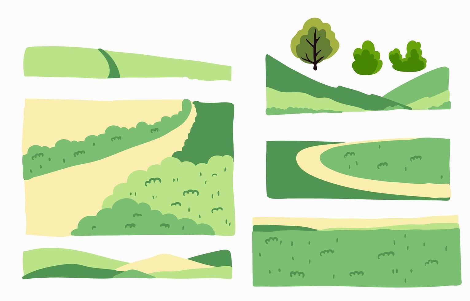 grass and mountain landscape element element object vector