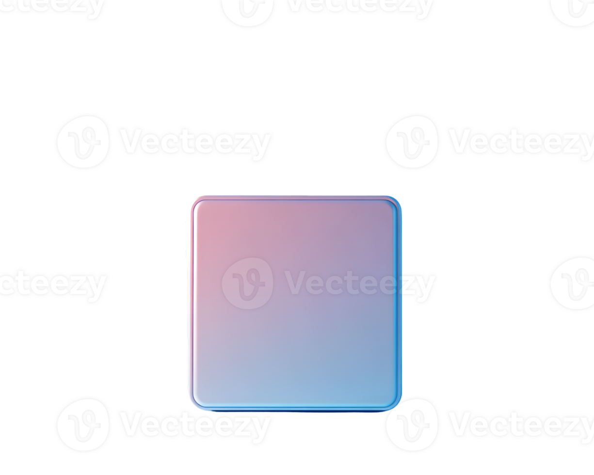 Minimalistic Square Gradient Transition from Pink to Blue in a Soft and Smooth Design png