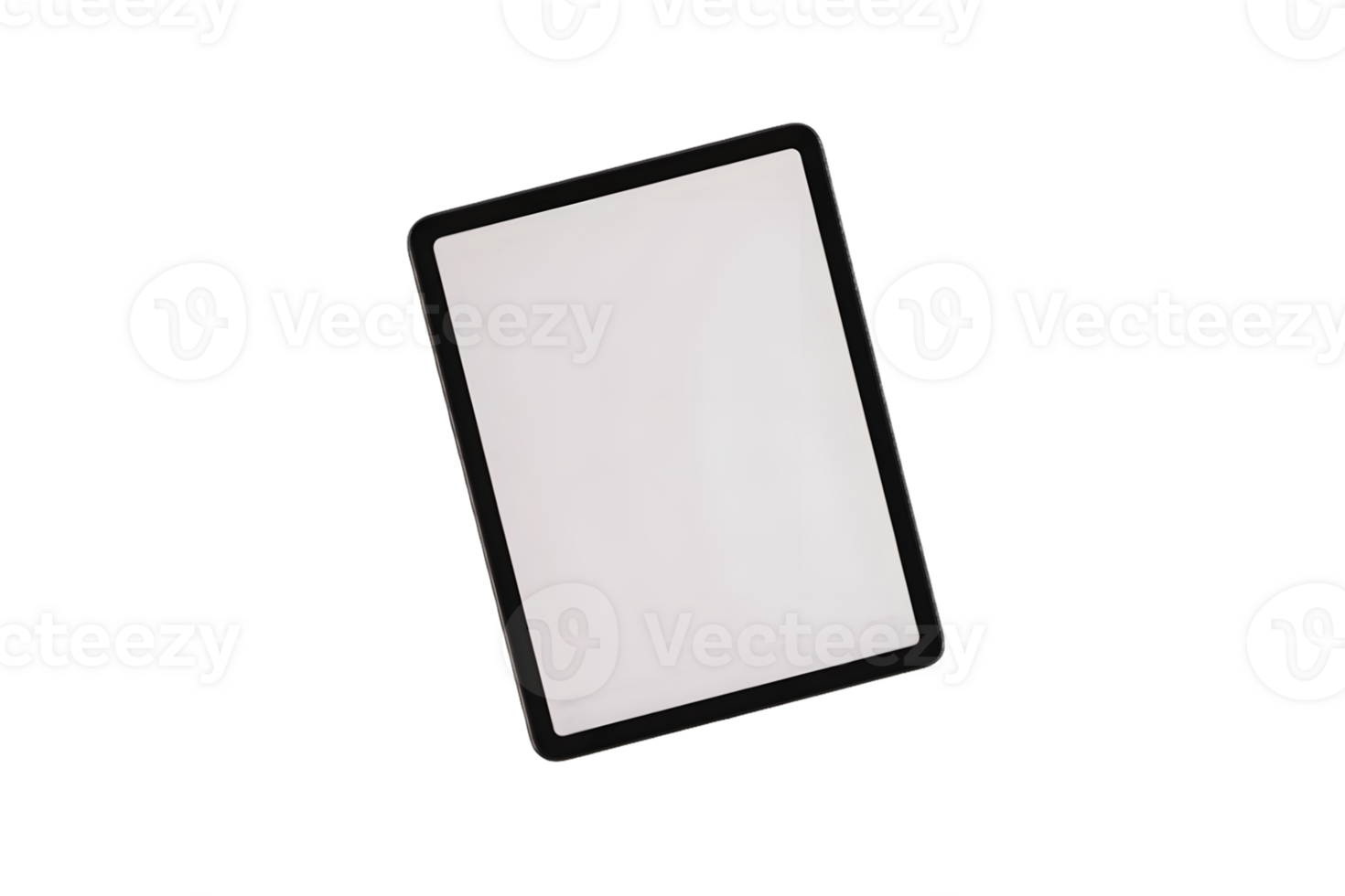 Blank Tablet Device on Transparent Background for Digital Mockups and Presentations png
