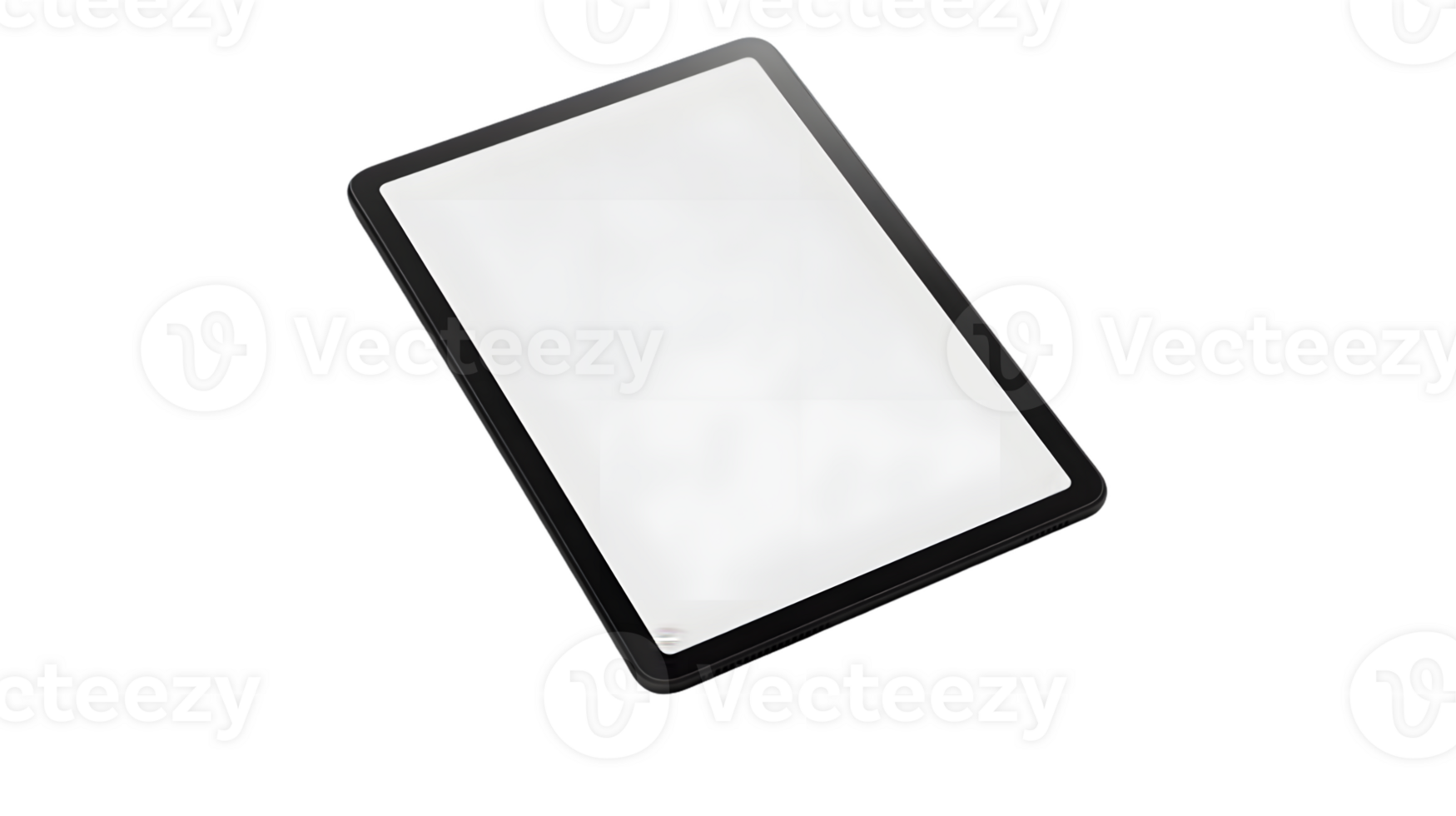 Blank Digital Tablet Device Isolated on Transparent Background for Versatile Applications png