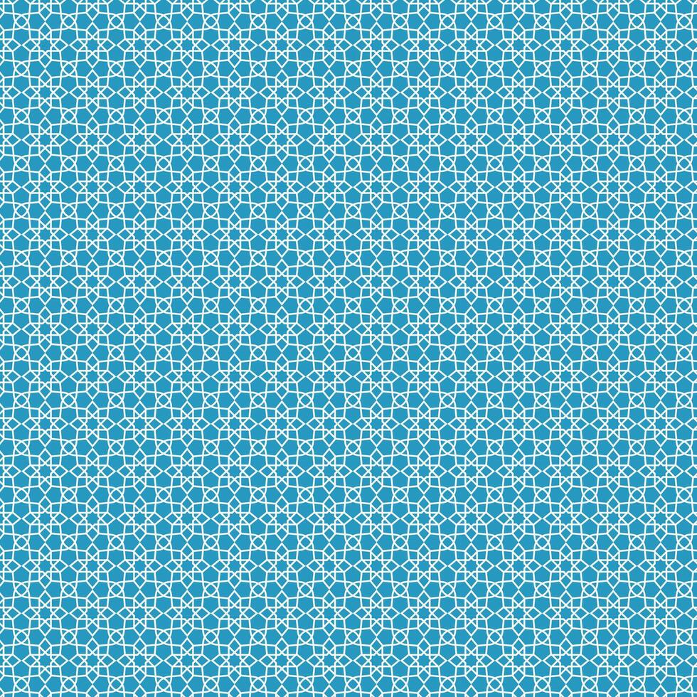 Beautiful Islamic seamless pattern. Traditional pattern with blue color background. beautiful pattern vector