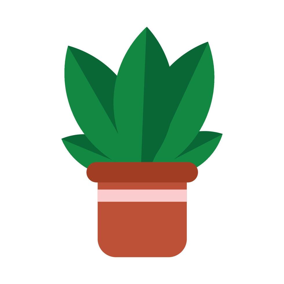 ornamental grass plants in pots vector