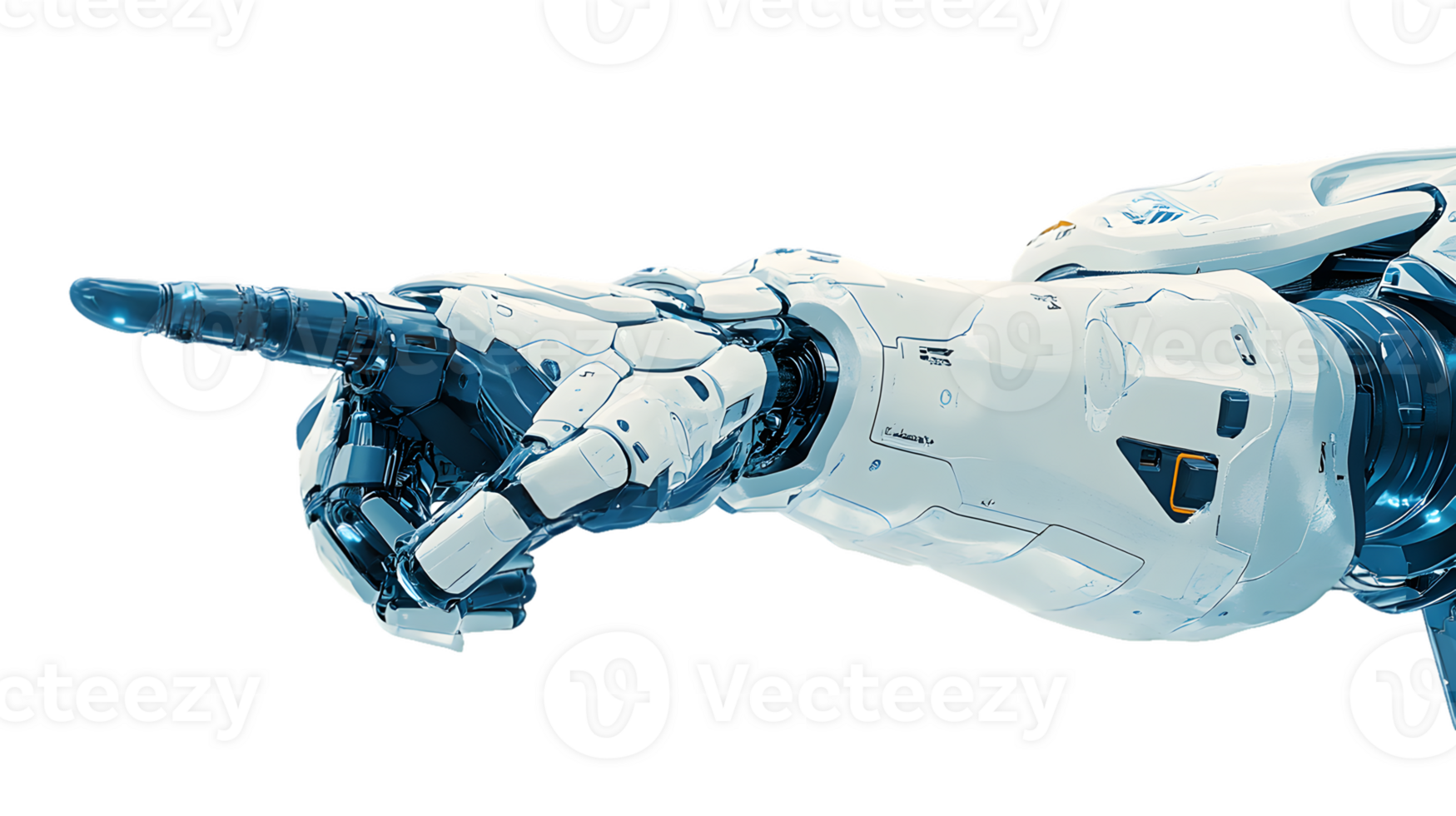 Robotic Arm with Extended Index Finger png