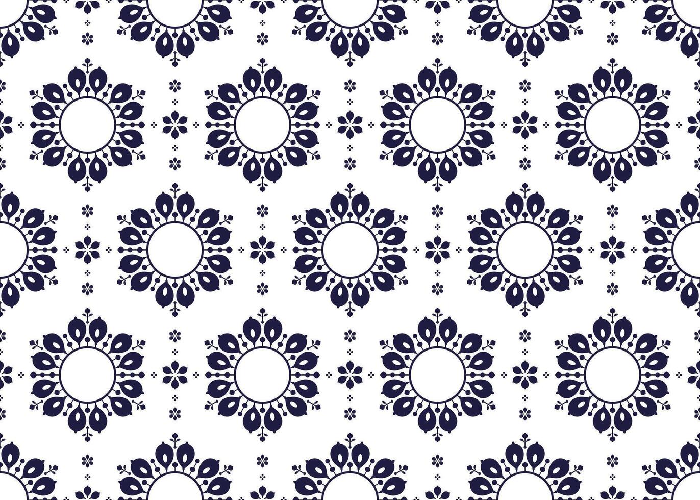 luxury style of ethnic fabric seamless pattern, design for cloth, carpet, batik, wallpaper, wrapping etc. vector
