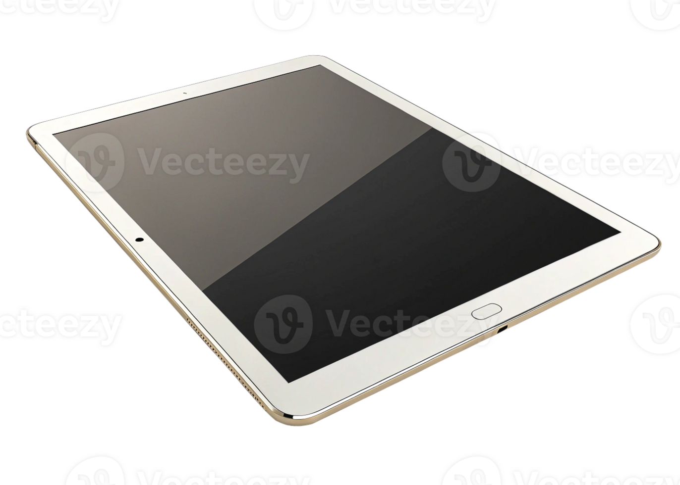 Elegant Gold Tablet HighResolution Display, Modern Design, Slim Profile, Portable Device, Touchscree png