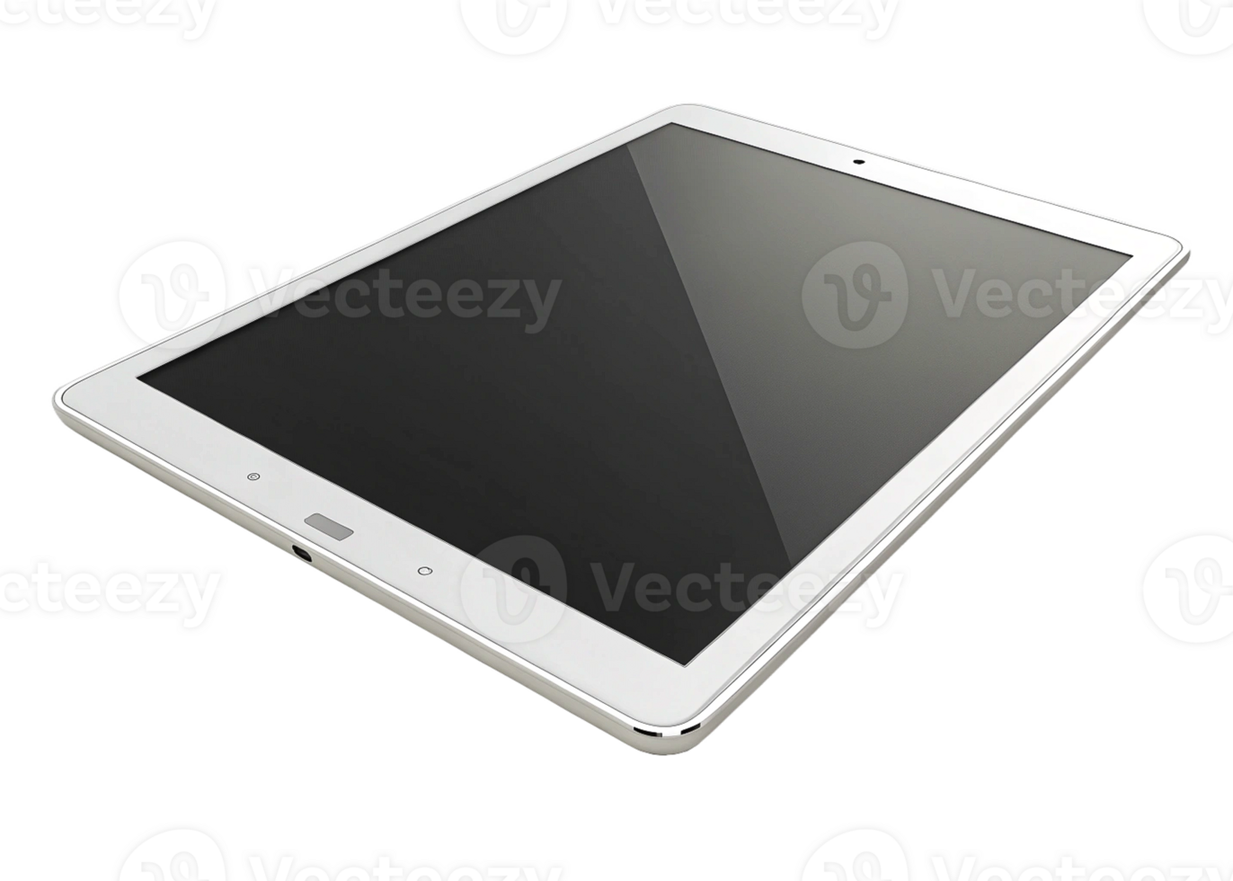 White Android Tablet, Modern Device, Sleek Design, Touchscreen Display png
