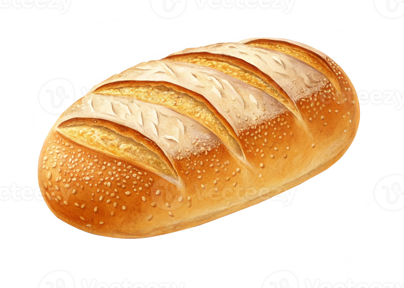 Golden Crusty Artisan Loaf Bread, Bakery Fresh, Delicious png