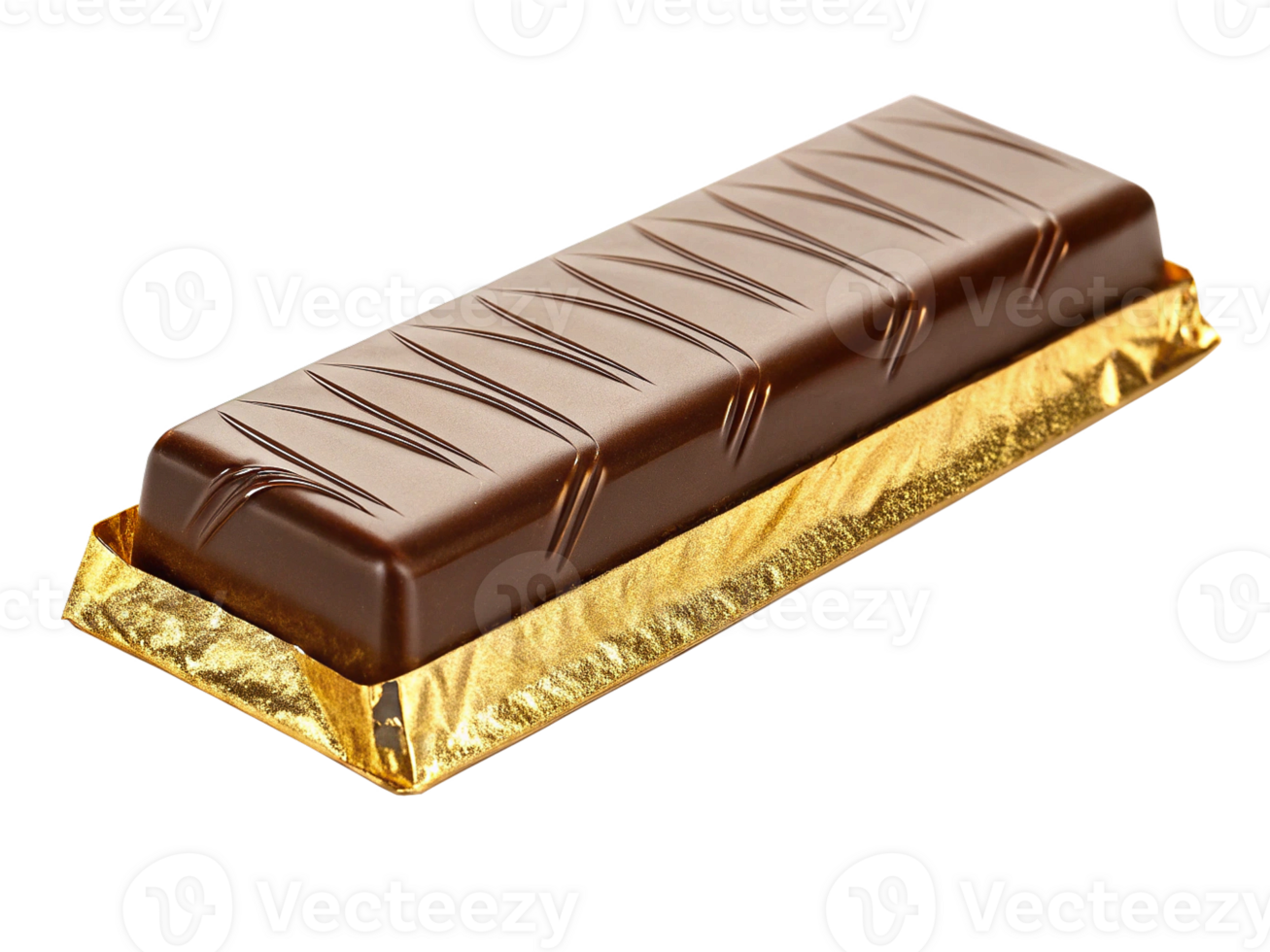 Delicious Dark Chocolate Bar, Golden Wrapper, Sweet Treat png
