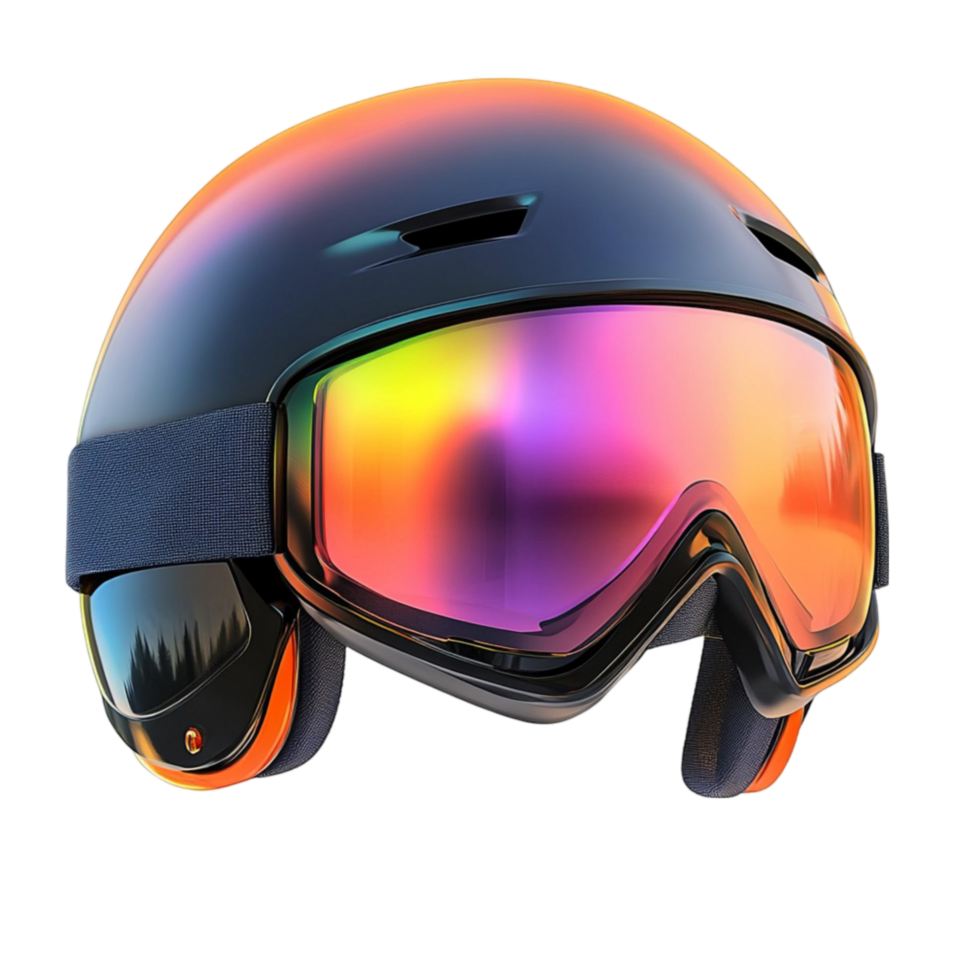 3d A helmet with goggles png