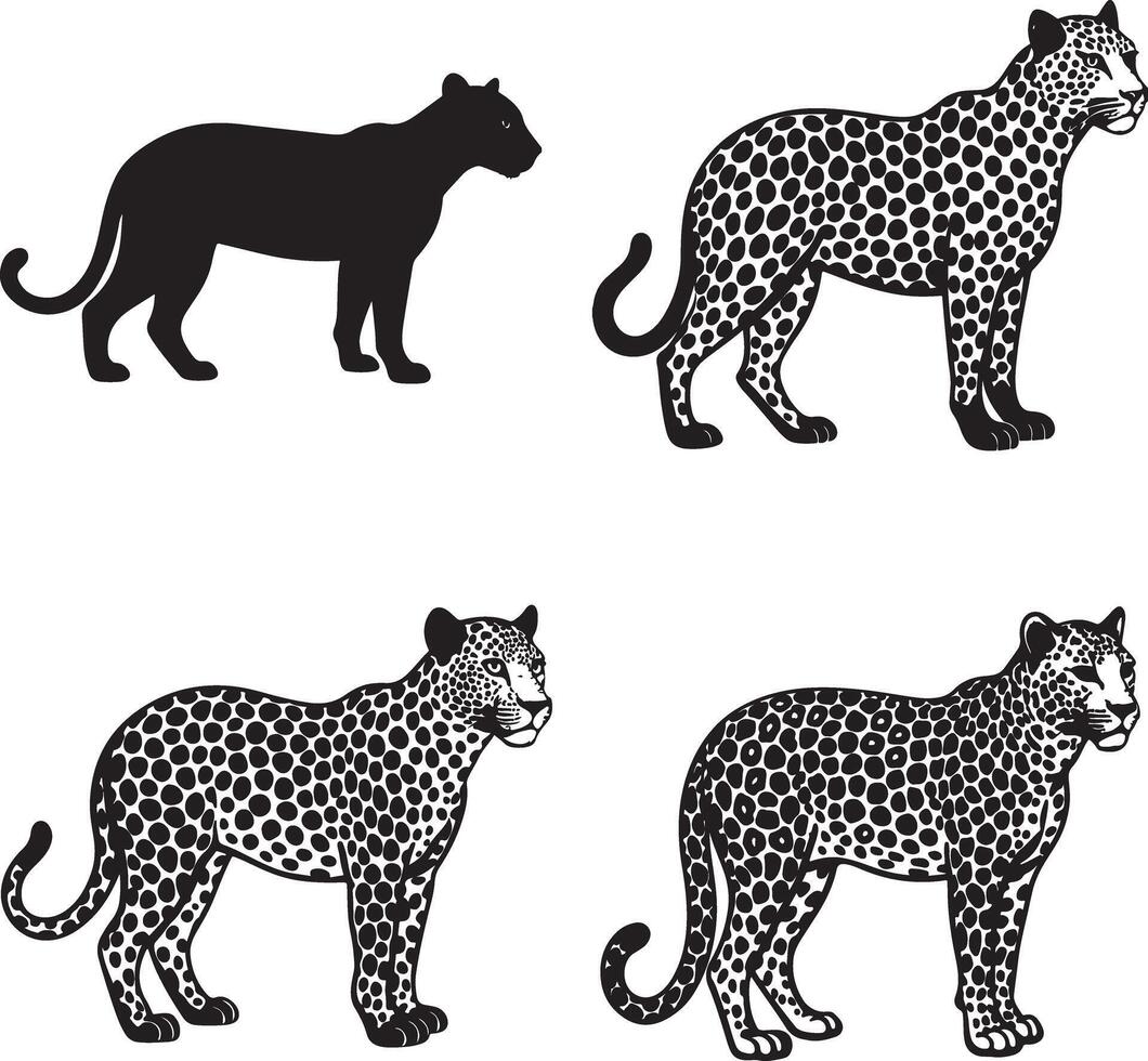 Leopard icon design illustration image vector