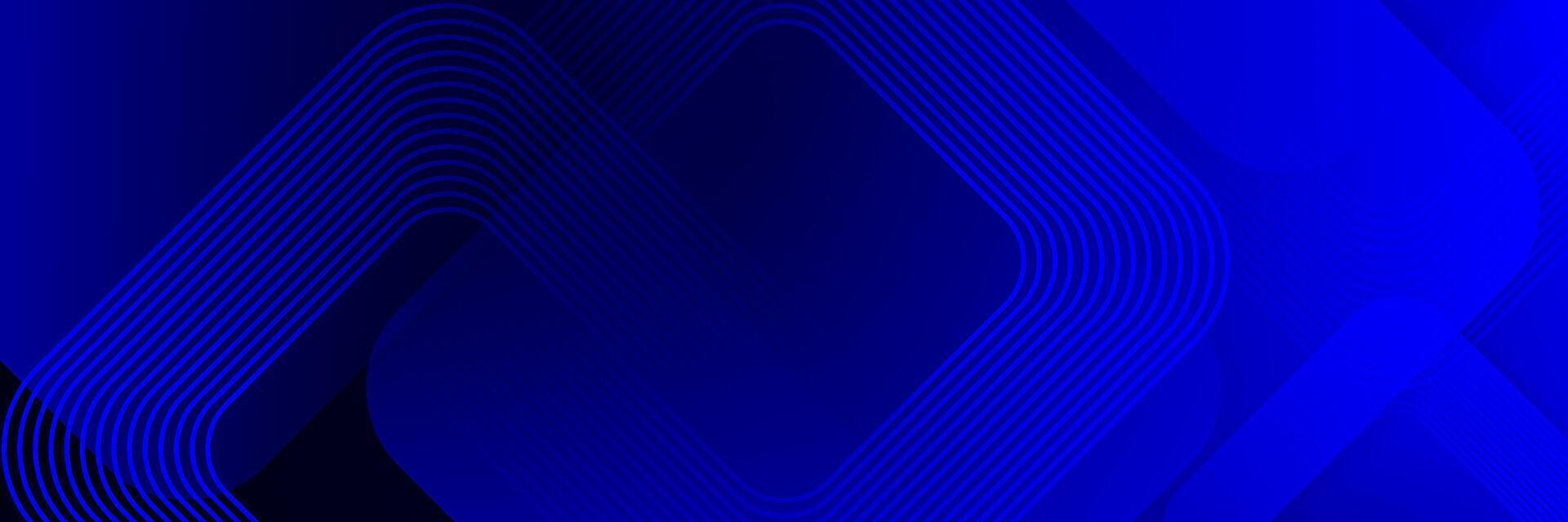 Futuristic Blue Abstract Geometric Background vector