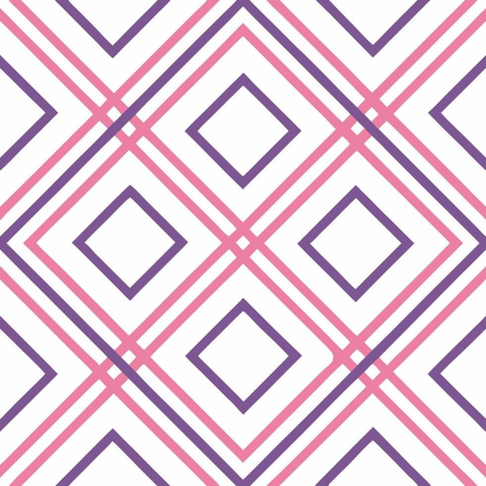 Seamless geometric pattern of parallel lines and diamonds abstract design graphic art modern style vector