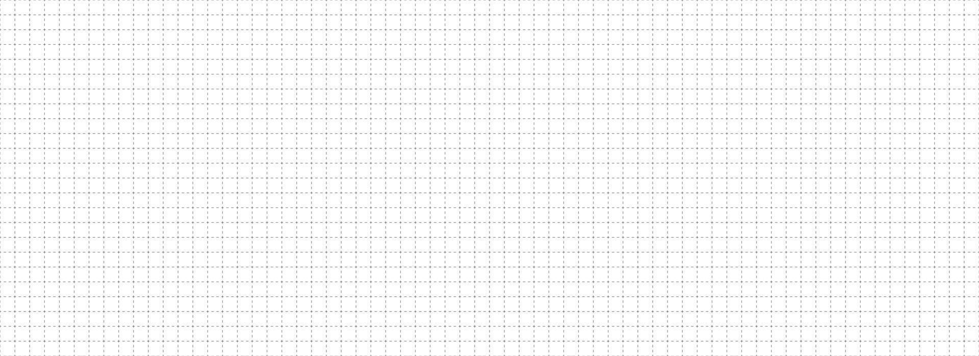 Seamless checkered paper texture. Journal planer page with dotted grid. Simple square graph pattern. Retro bullet notebook background. Repeated school math sheet wallpaper. Workbook template vector