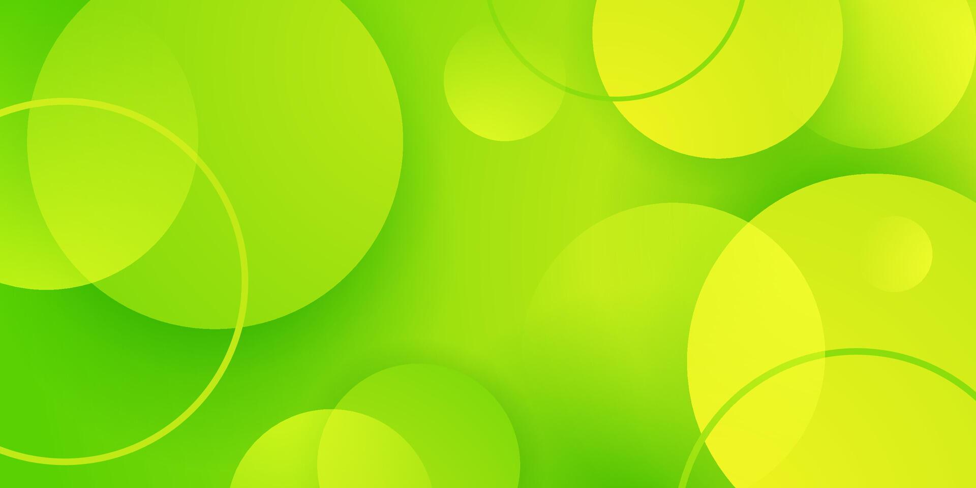 Abstract bright colorful green gradient circle pattern background. Trendy shapes pattern background. vector