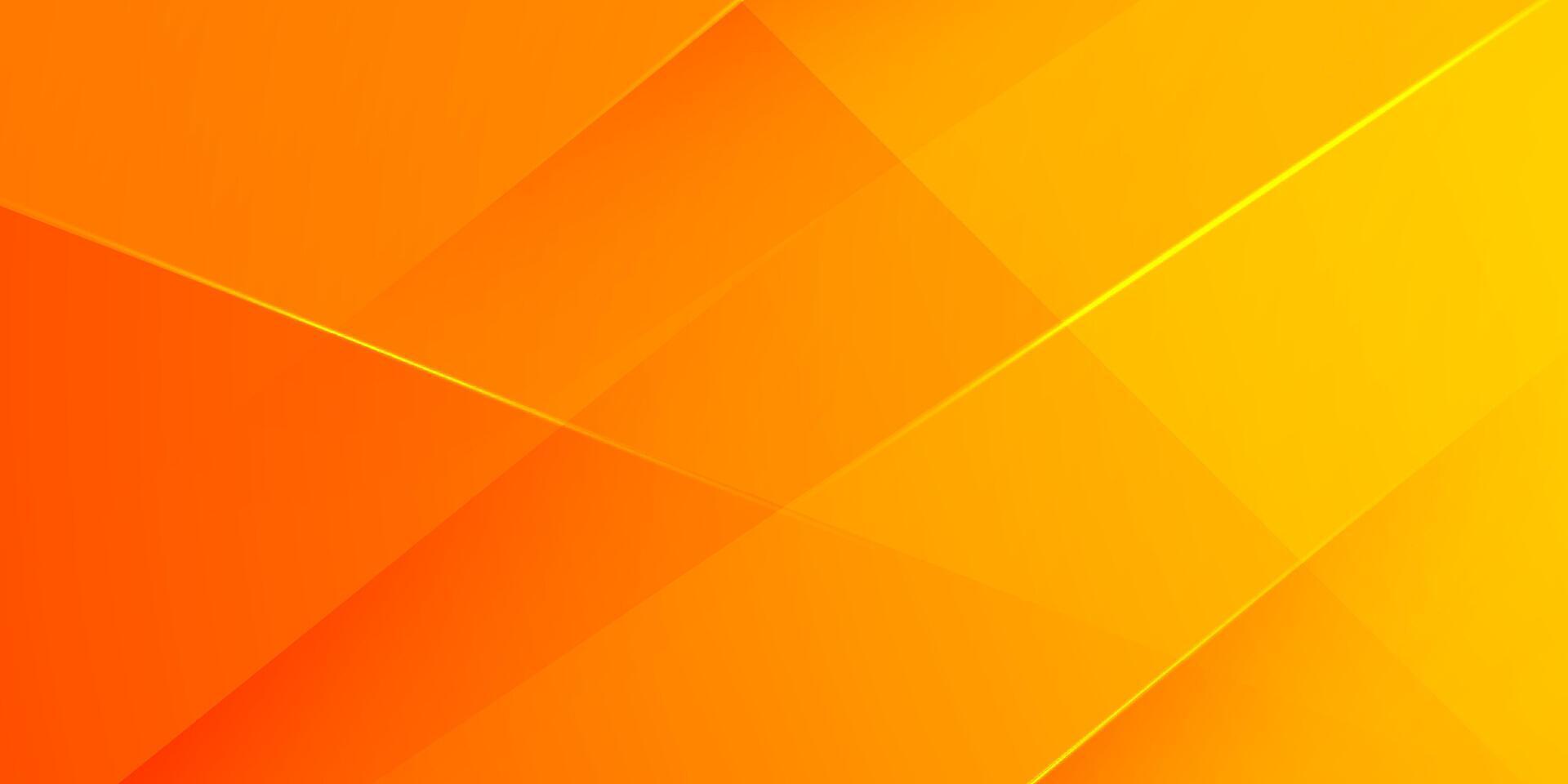 Abstract colorful orange papercut background. Simple overlap square with lights pattern. vector