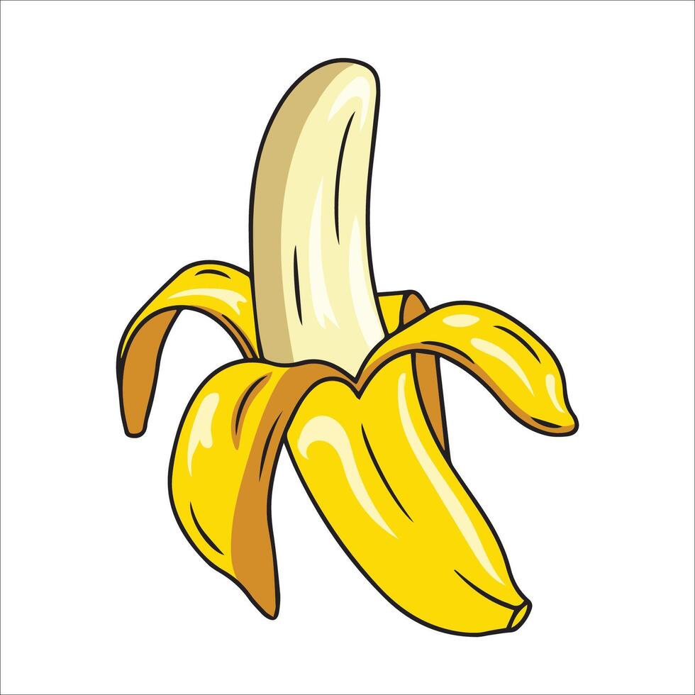 Funny Cartoon Banana Characters Cute and Playful vector