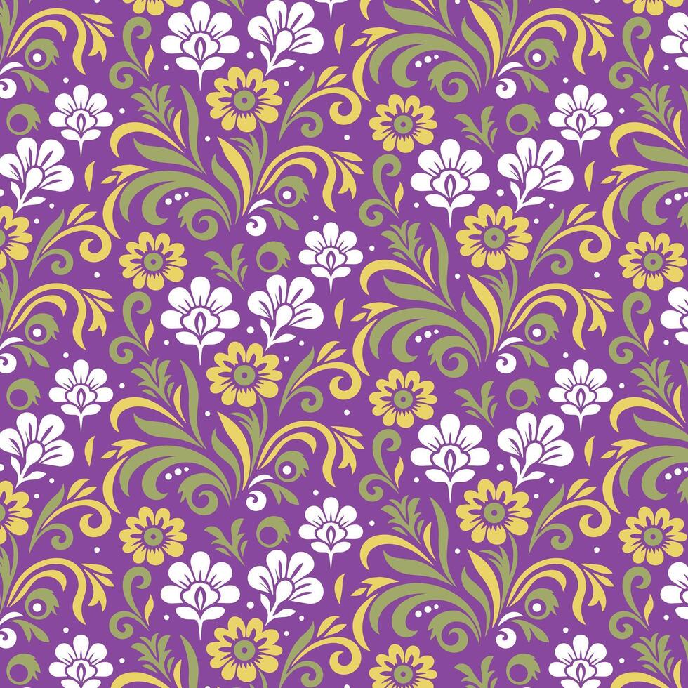 abstract floral seamless wallpaper pattern for digital print fabric home textiles and apparel vector