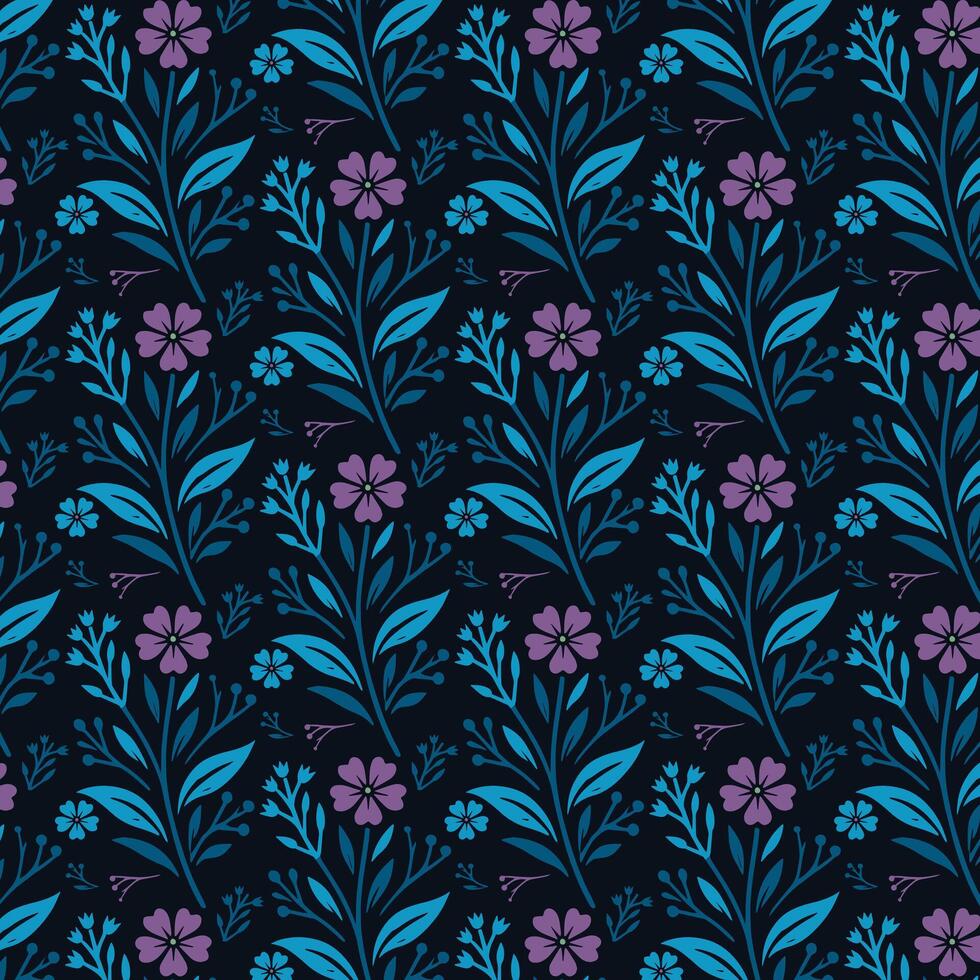 digital print floral seamless pattern for bedding wallpaper and textile fashion applications vector