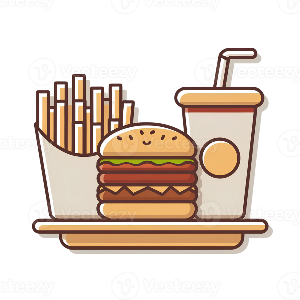 The burger has two buns and two patties png