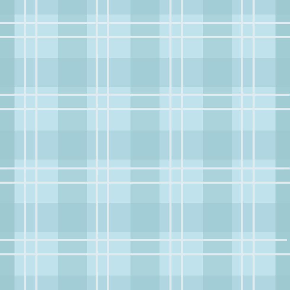 Retro check pattern in pastel blue colors vector