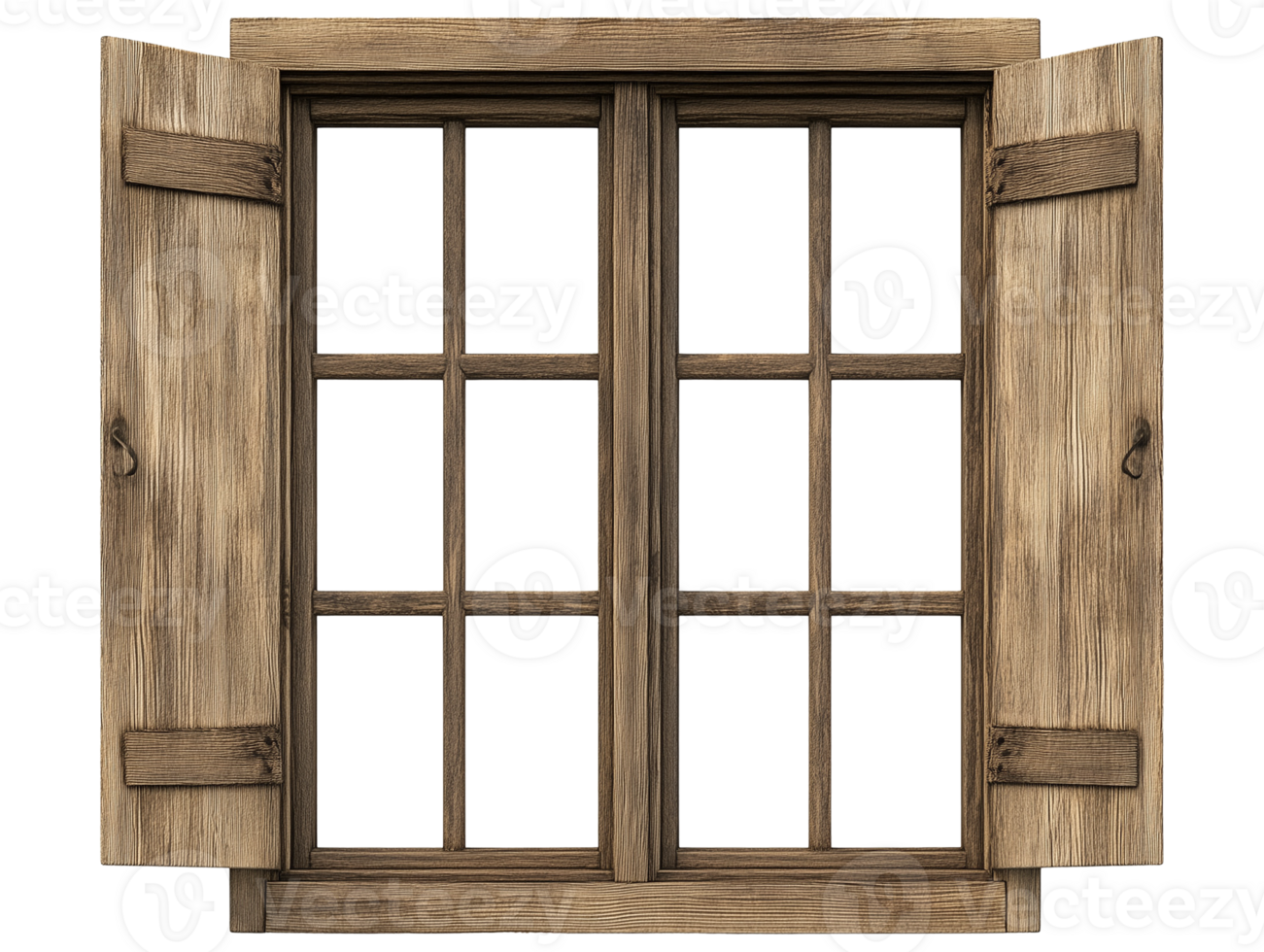 Old brown window png