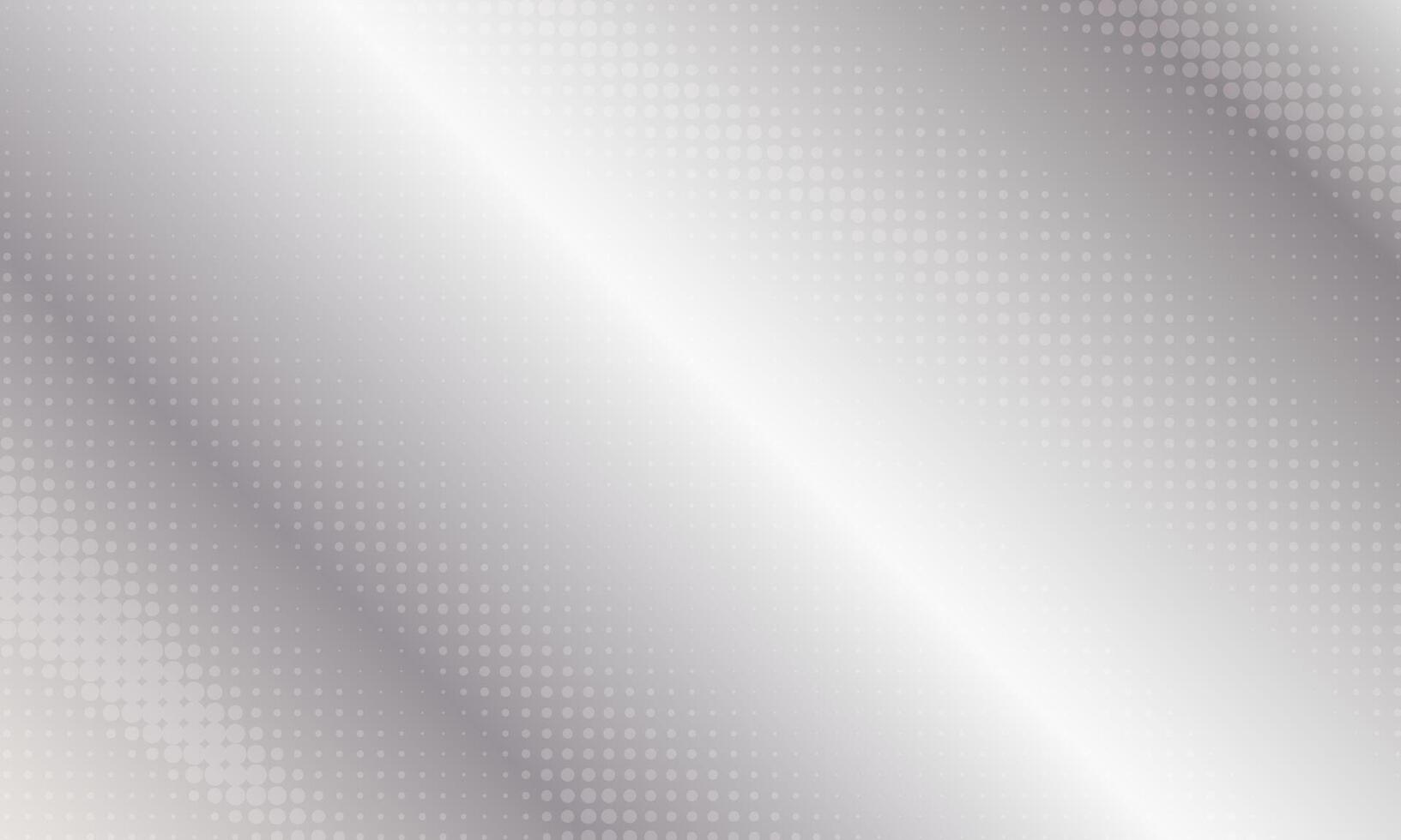 Abstract halftone gradient background with a metallic silver effect. Modern dotted pattern, perfect for digital designs, web backgrounds, prints, and elegant minimalistic compositions. vector