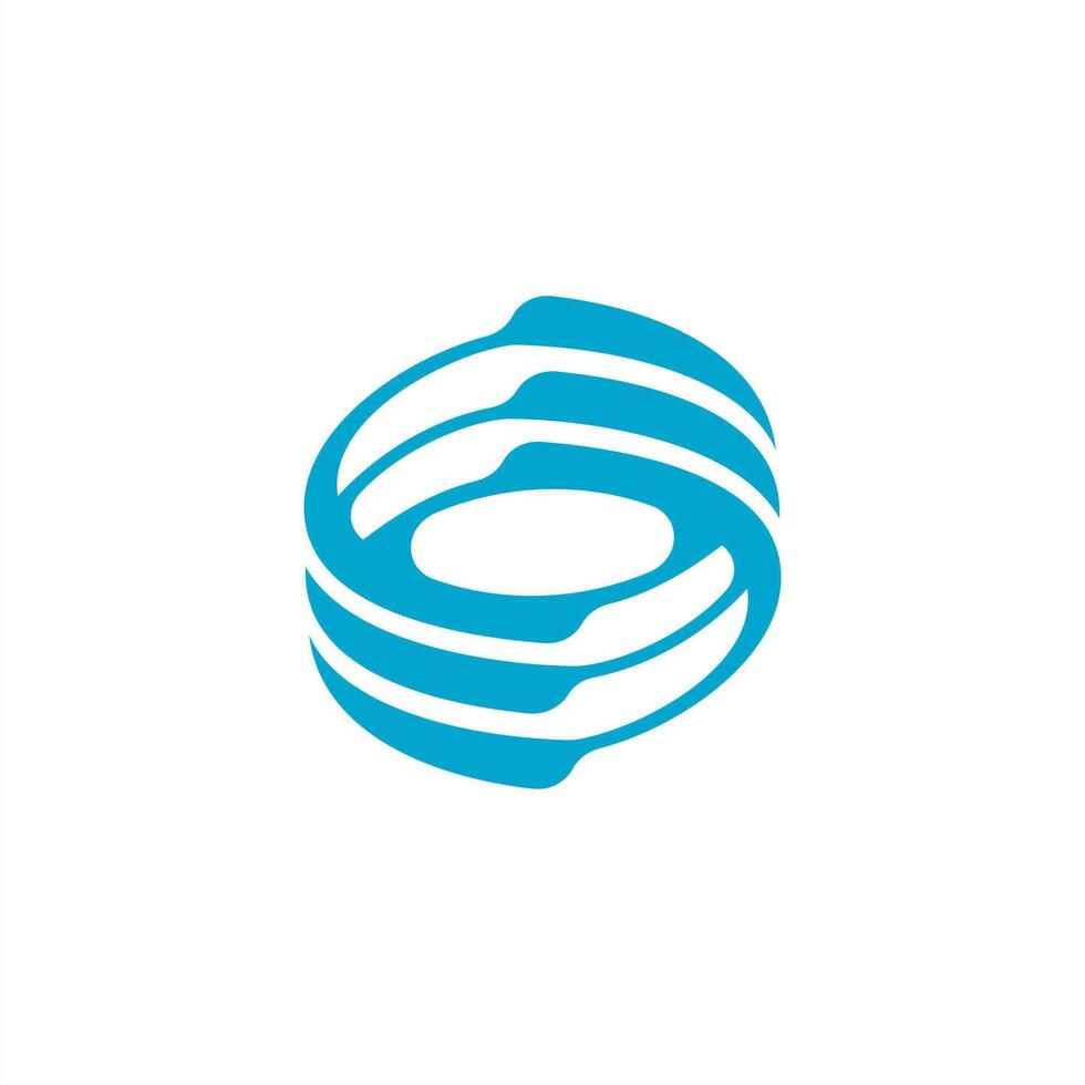 infinity data digital connection tech logo best editable vector